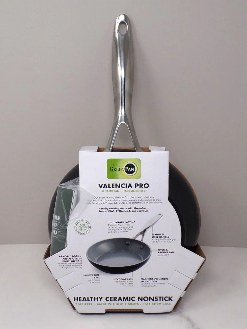 GreenPan Valencia Pro Hard Anodized Ceramic Nonstick 8